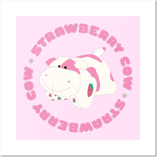 Strawberry Cow Posters and Art